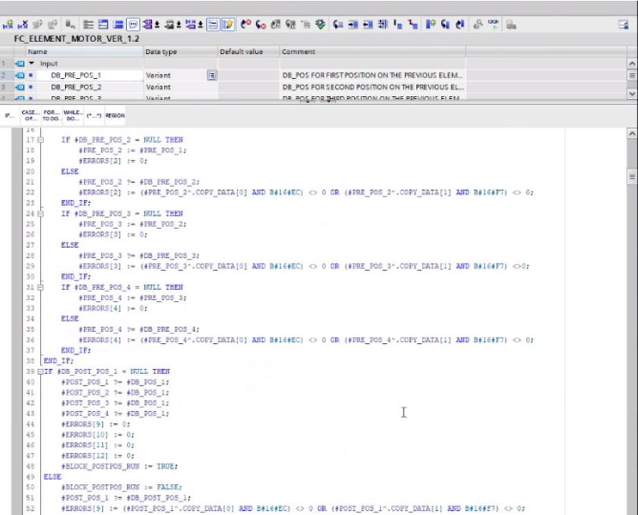 PLC in EWM MFS 18